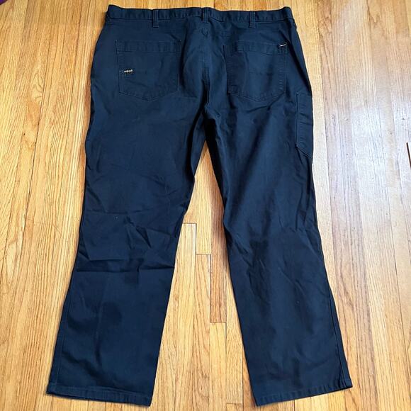 Ariat Rebar M7 Pants Mens 42 X30 Black DuraStretch Made Tough Straight Slim - Picture 3 of 12